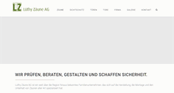Desktop Screenshot of luethy-zaeune.ch